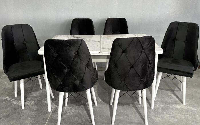 Трапезен комплект "Marble Black"